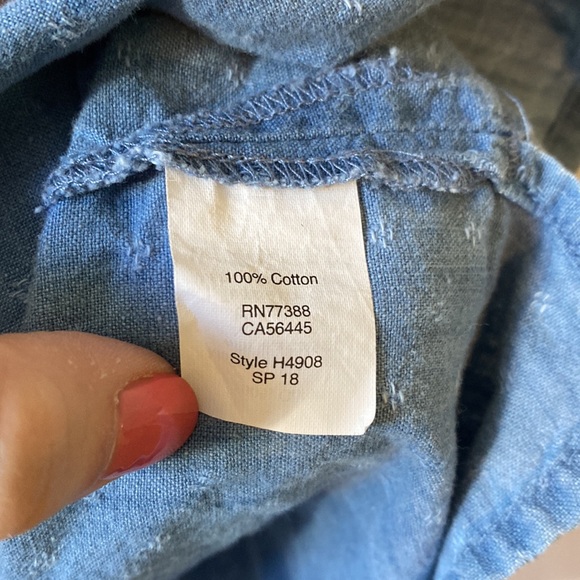 J. Crew Denim Cotton Dress - Picture 6 of 7